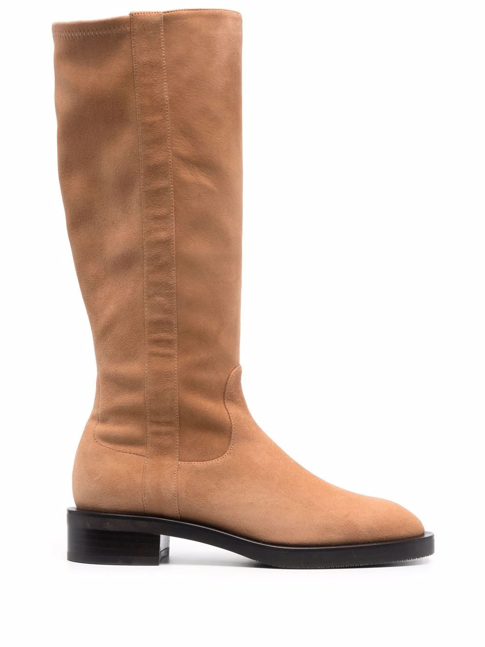 Stuart Weitzman 绒面皮及膝靴 - 褐色