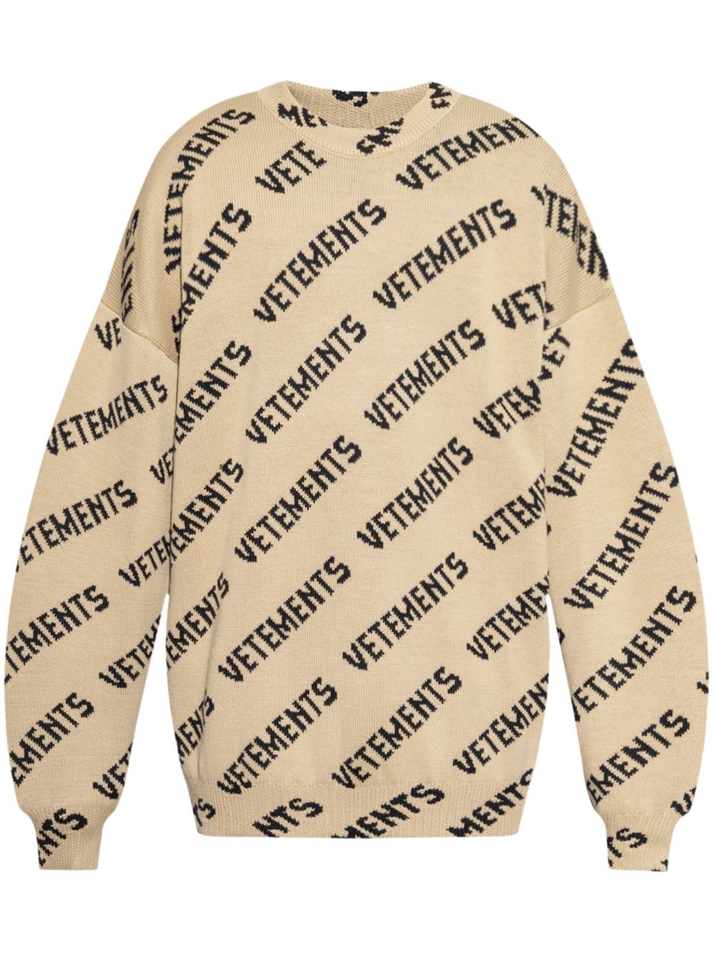 VETEMENTS logo sweater - 中性色