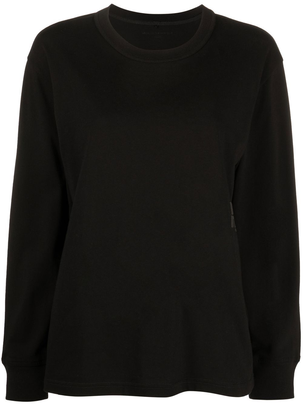 Alexander Wang logo贴花T恤 - 黑色