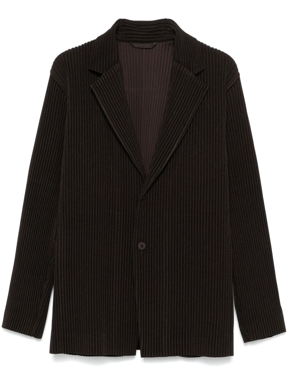 Homme Plissé Issey Miyake Kersey Pleats 西装夹克 - 褐色