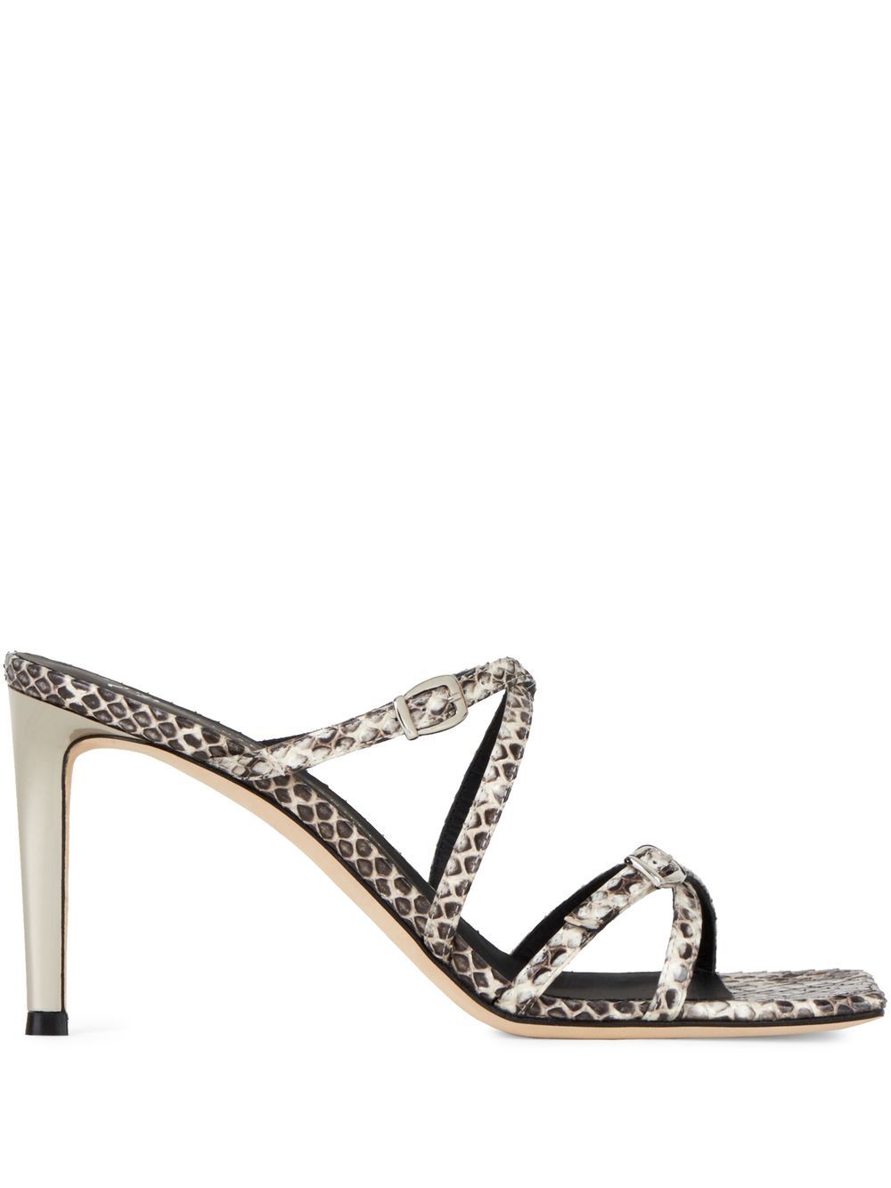 Giuseppe Zanotti Vanilla Soft Punk 中跟凉鞋 - 灰色