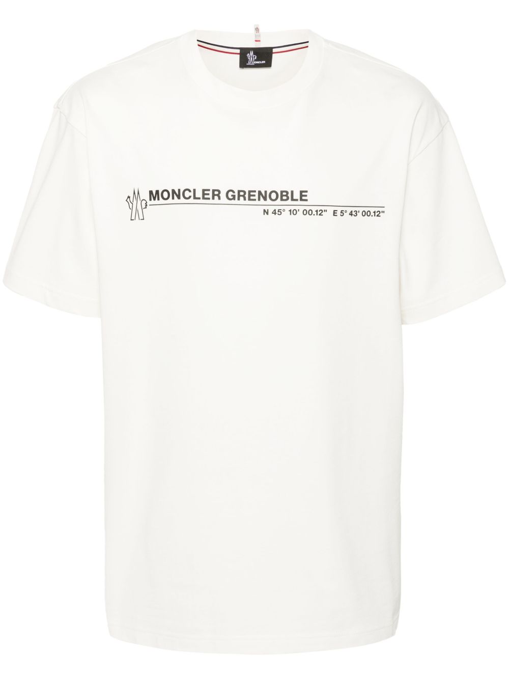 Moncler Grenoble logo T恤 - 白色