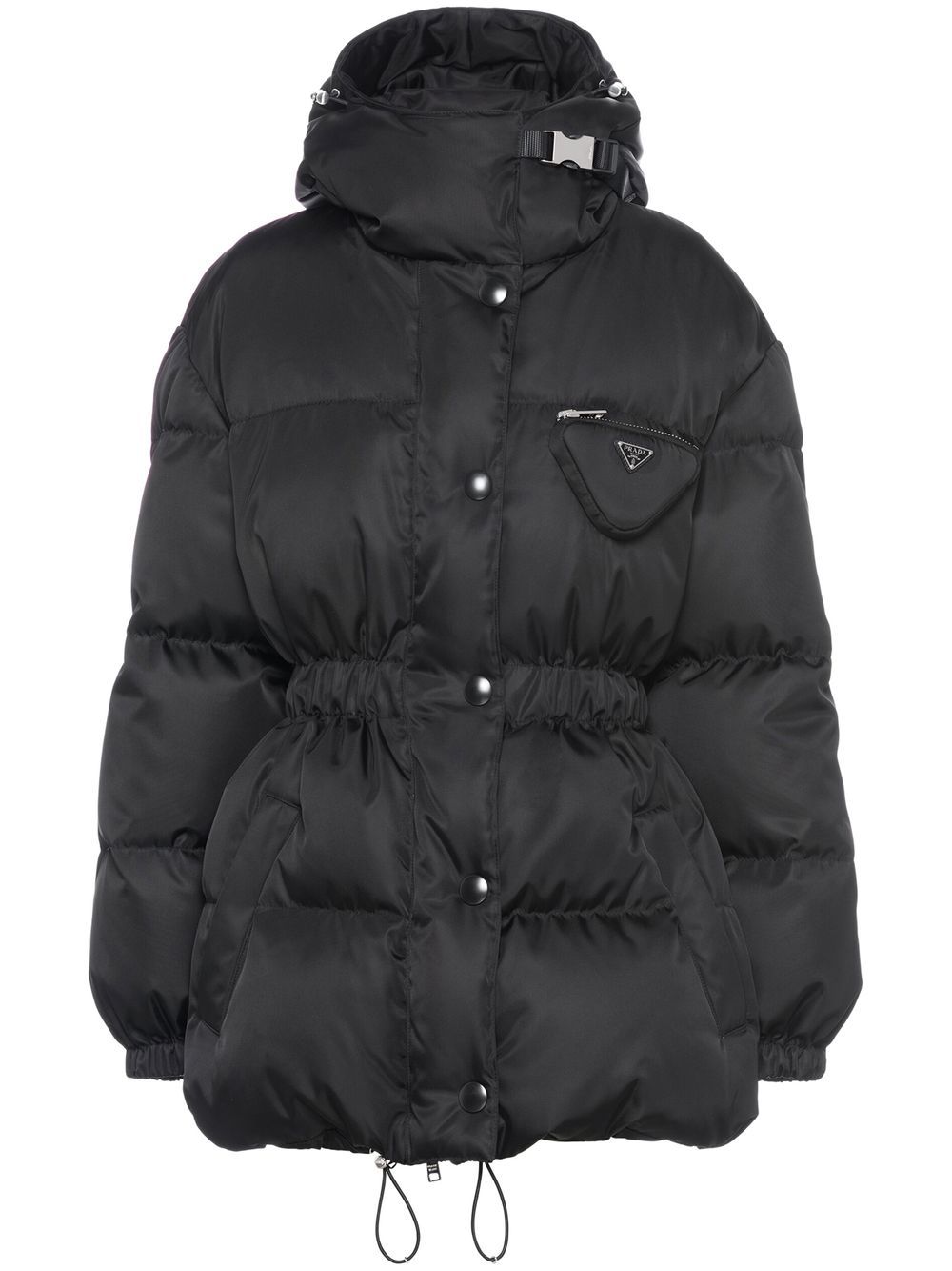 Prada Re-Nylon 羽绒夹克 - 黑色