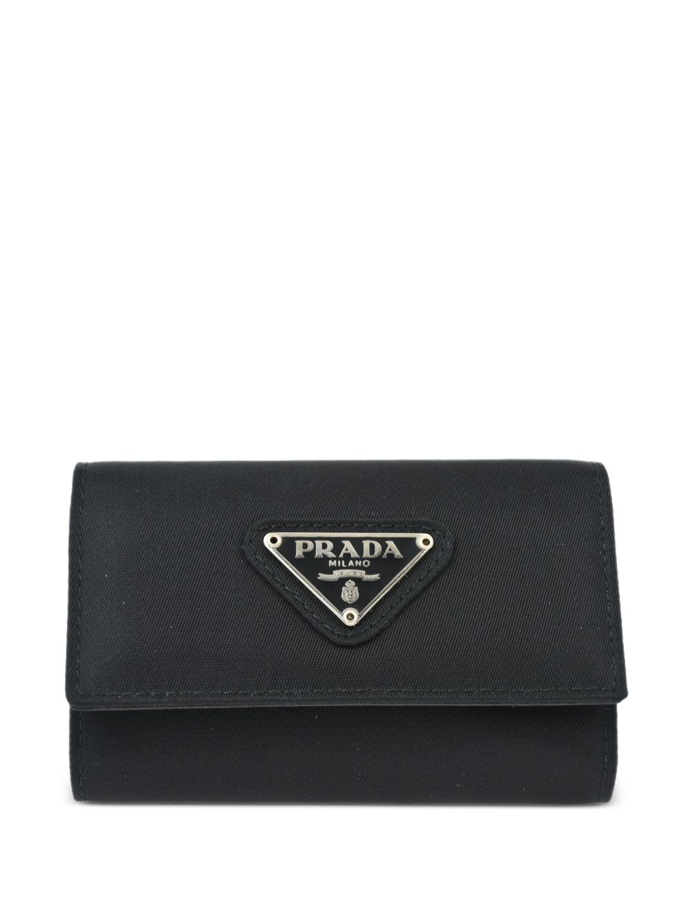 Prada Pre-Owned 六钩扣钥匙包（1990-2000年代典藏款） - 黑色