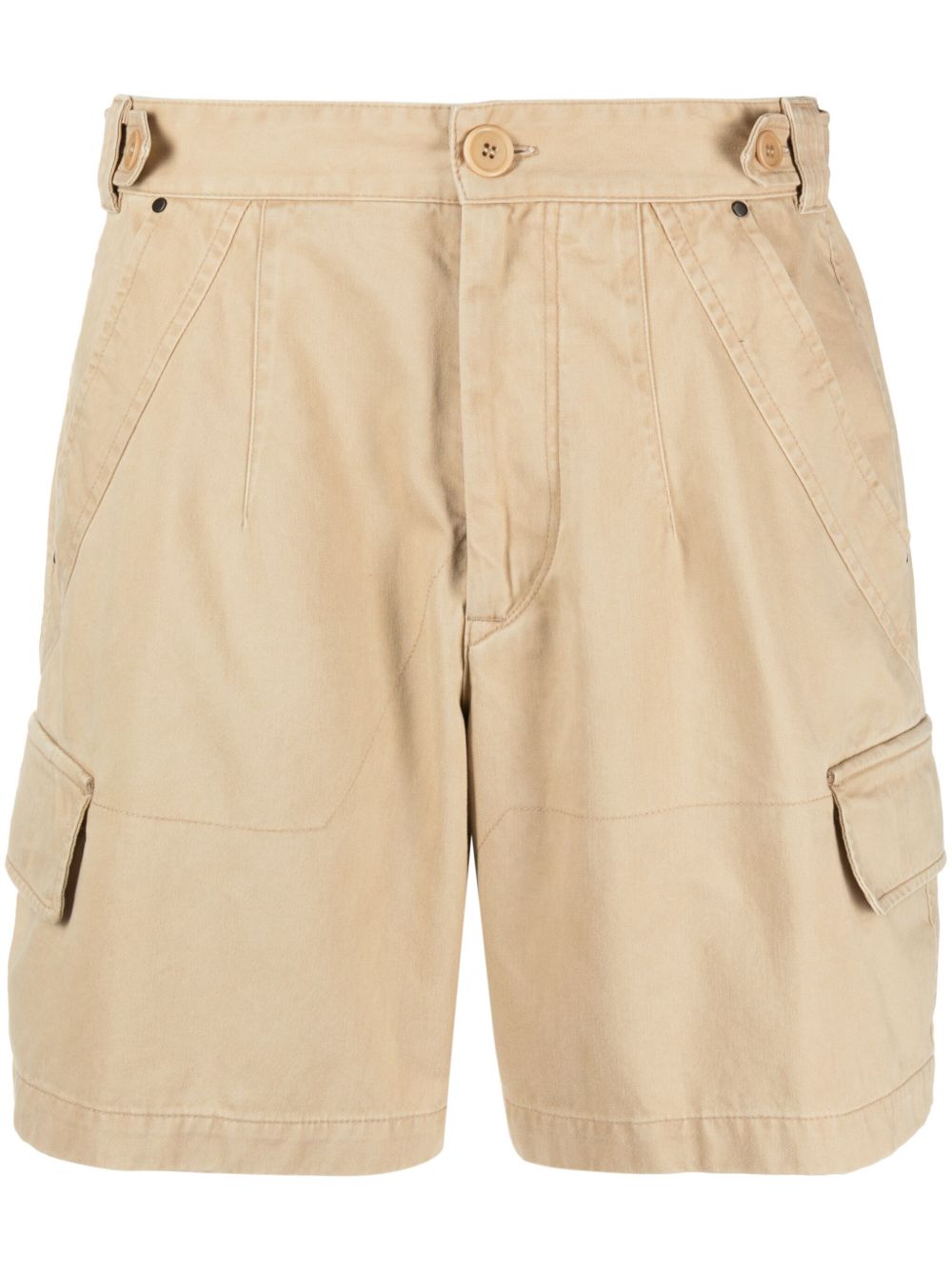 ISABEL MARANT Lisette 棉工装短裤 - 褐色