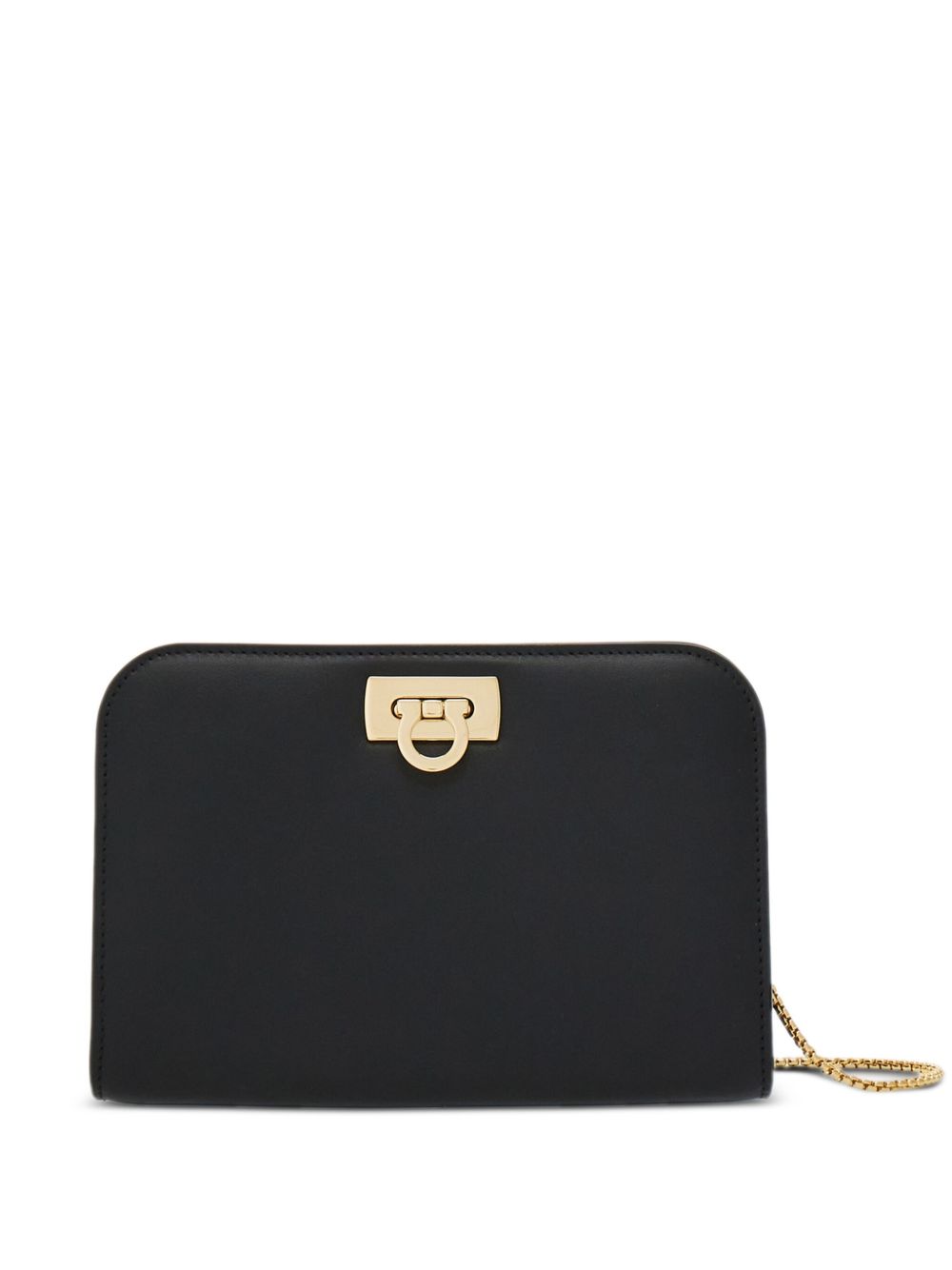 Ferragamo Wanda 皮质迷你包 - 黑色