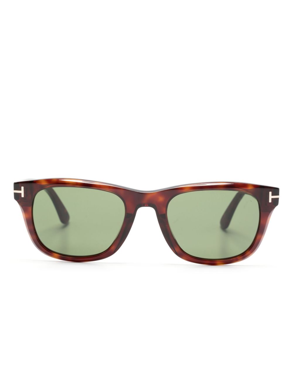 TOM FORD Eyewear Kendel 方框太阳眼镜 - 褐色