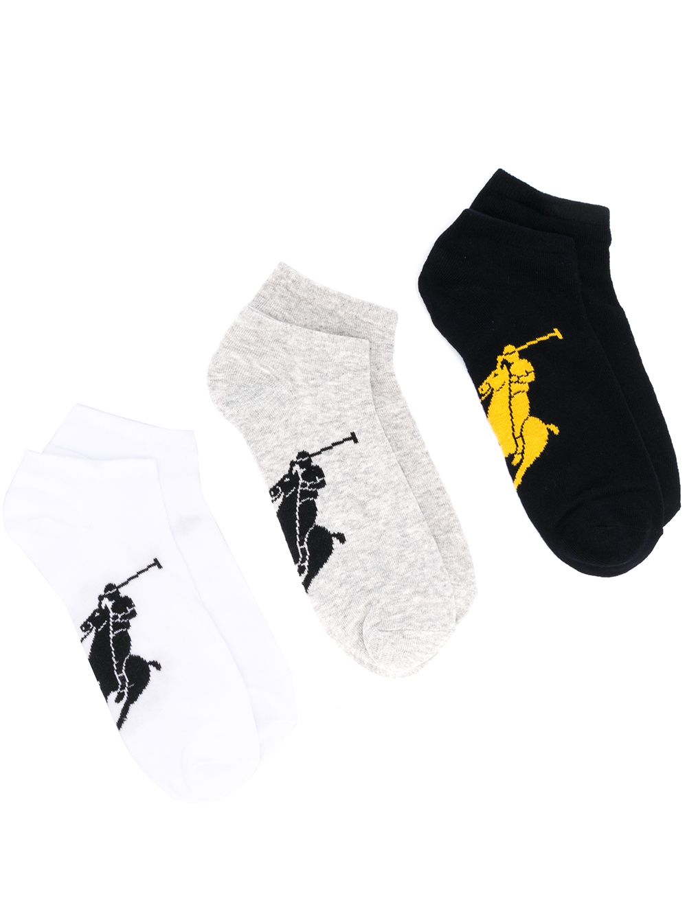 Polo Ralph Lauren 马球图案及踝针织袜 - 白色