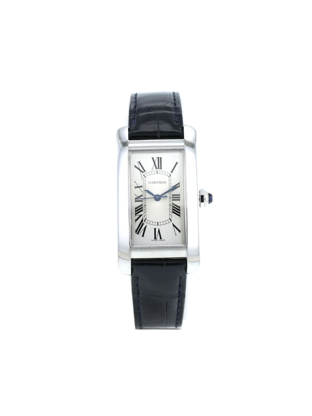 Cartier Tank Américaine 26毫米腕表（2010年代典藏款） - 蓝色