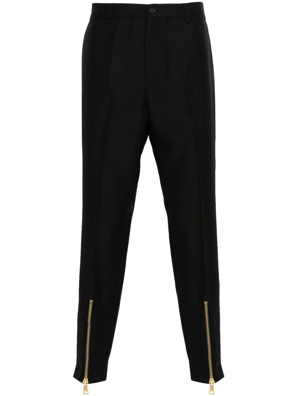 Versace Jeans Couture 直筒西裤 - 黑色