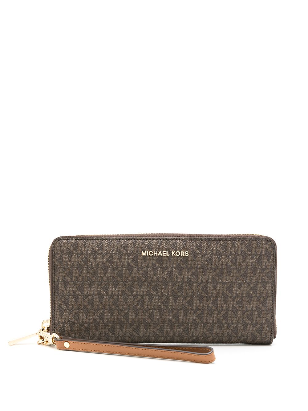 Michael Kors Jet Set 长款钱包 - 褐色