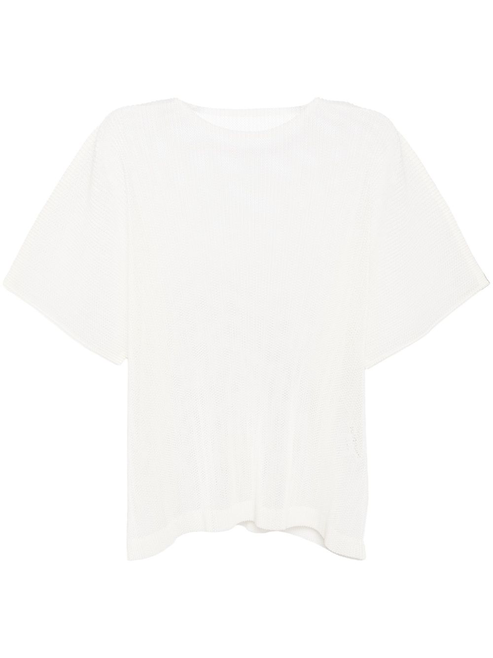 Pleats Please Issey Miyake Tatami July 上衣 - 白色