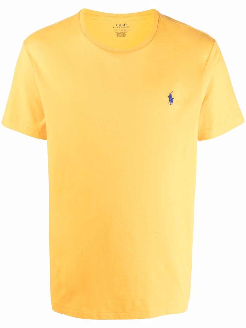 Polo Ralph Lauren logo刺绣短袖T恤 - 黄色
