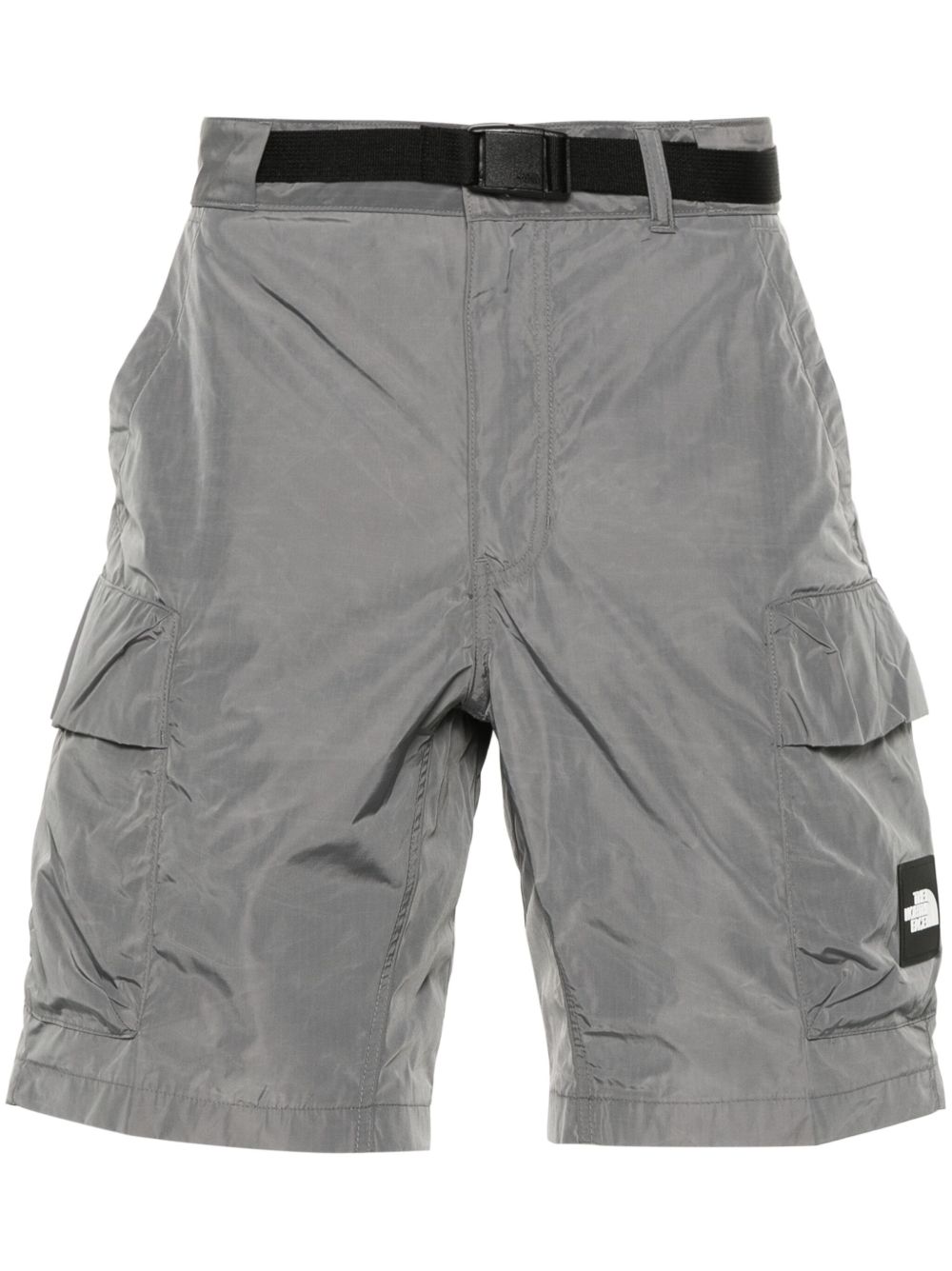 The North Face Lab Dual 防撕裂格纹布工装短裤 - 灰色