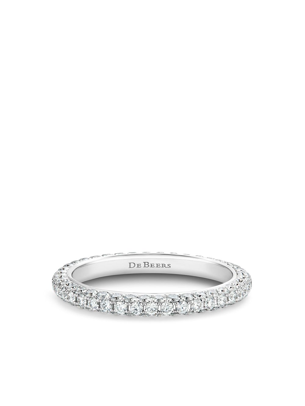 De Beers Jewellers DB Darling Eternity 18K白金钻石戒指 - 白色