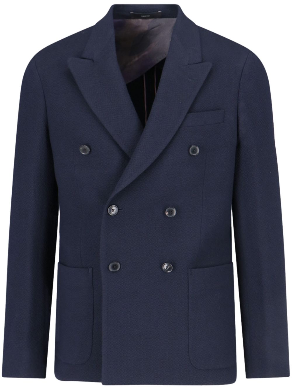 Paul Smith 双排扣西装夹克 - 蓝色