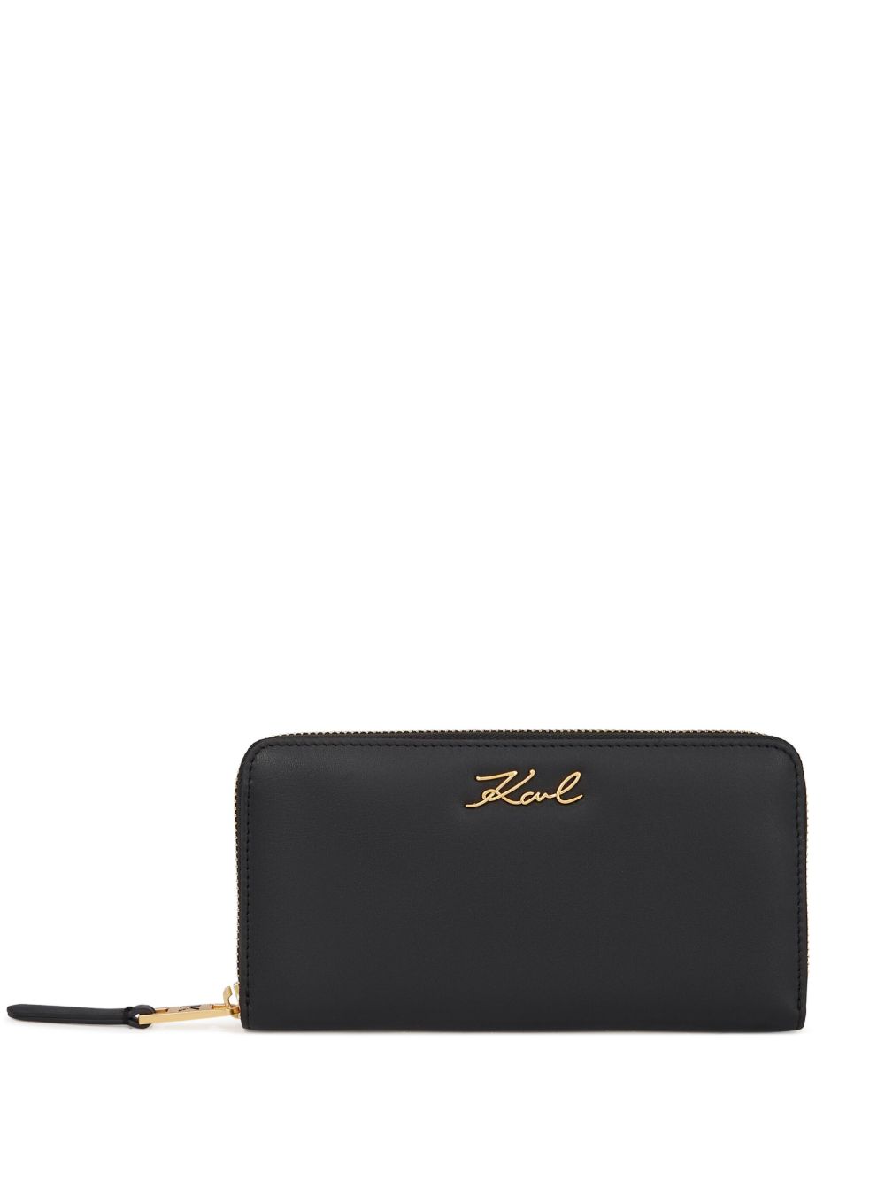 Karl Lagerfeld K/Signature 长款钱包 - 黑色