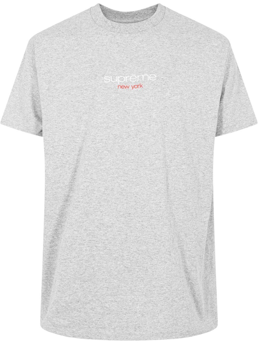 Supreme 经典logo T恤 - 灰色