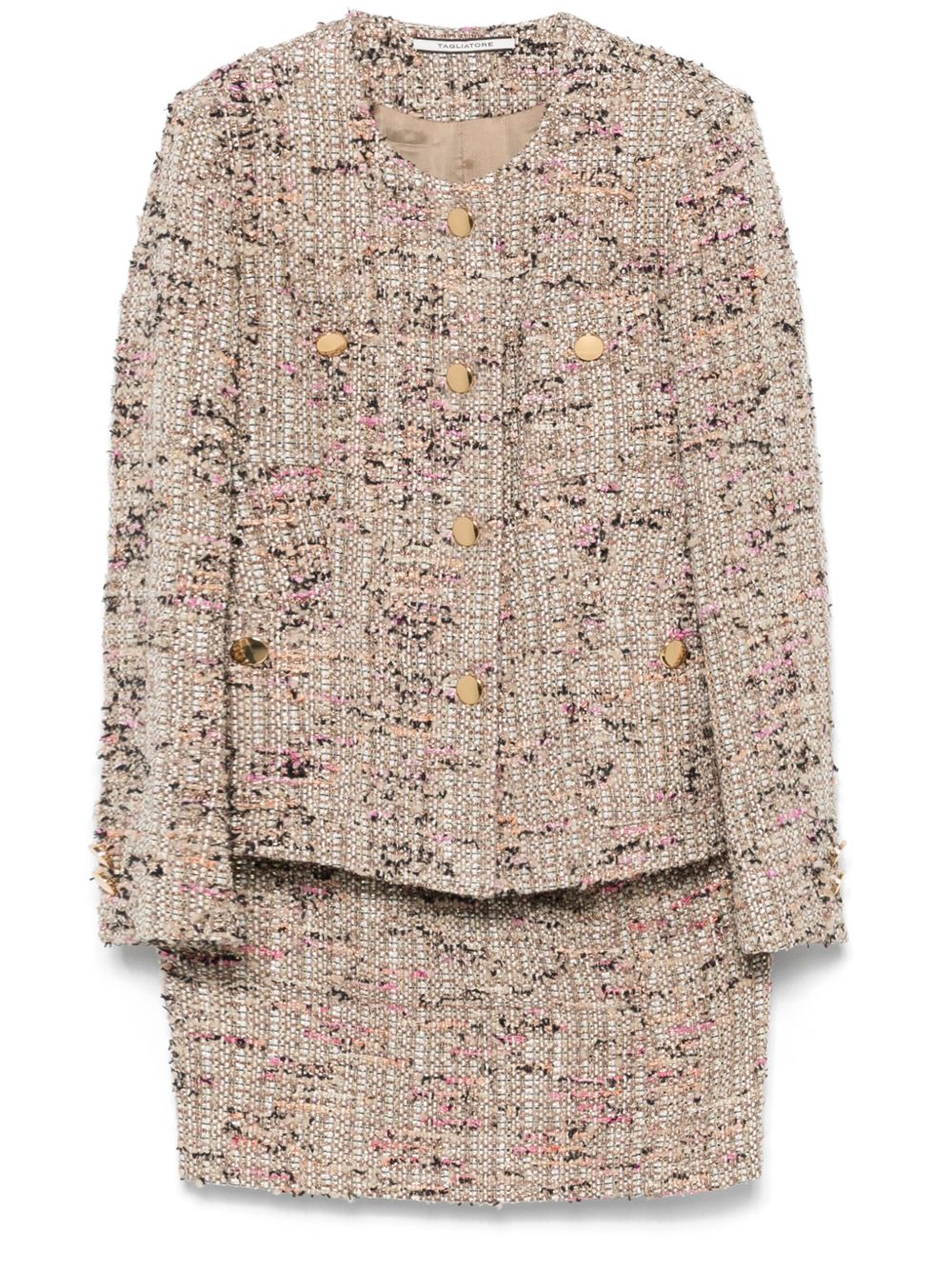 Tagliatore Berverly May skirt suit - 粉色