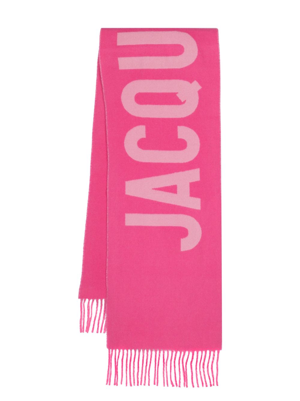 Jacquemus L'Echarpe Jacquemus 初剪羊毛围巾 - 粉色