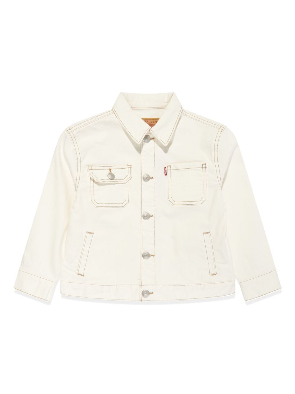 Levi's Kids 长袖牛仔夹克 - 中性色
