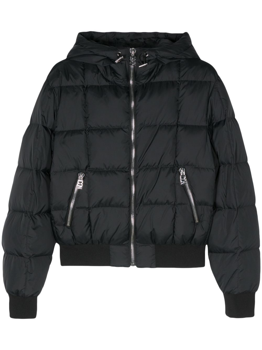 DSQUARED2 Icon Puff 连帽夹克 - 黑色