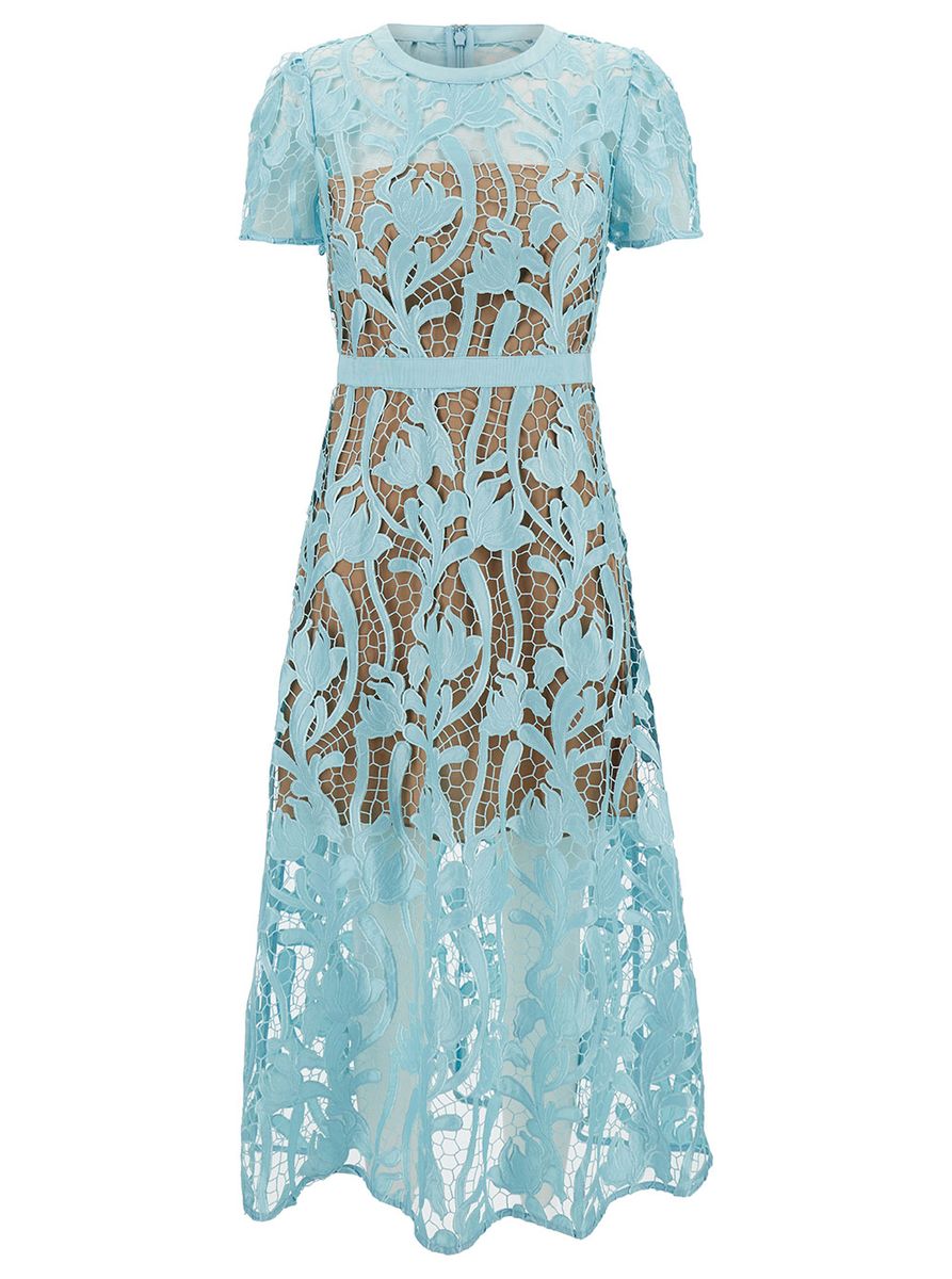 Self-Portrait Midi Dress