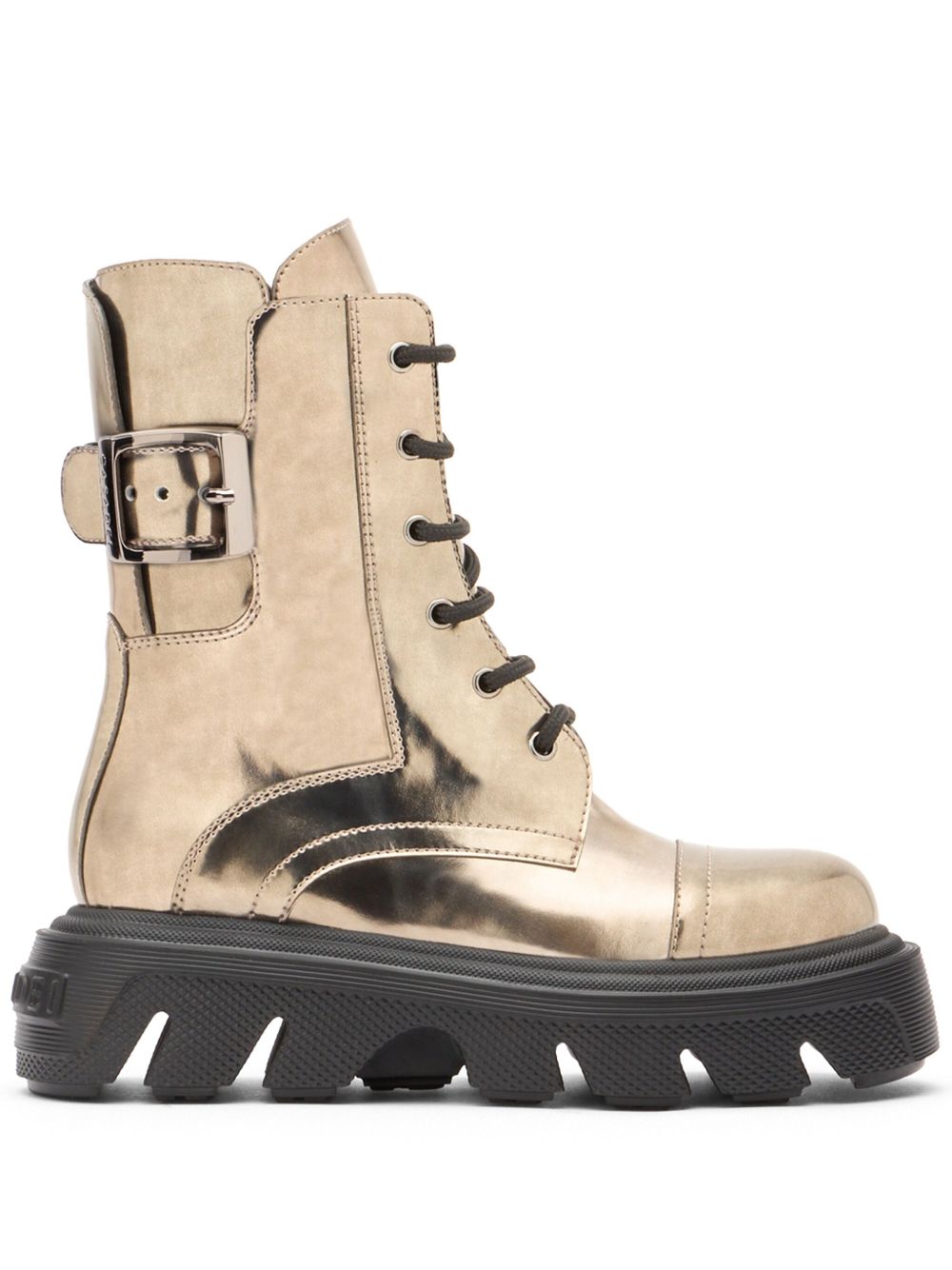 Casadei Cosmic Generation C 低跟靴子（4厘米） - 金色