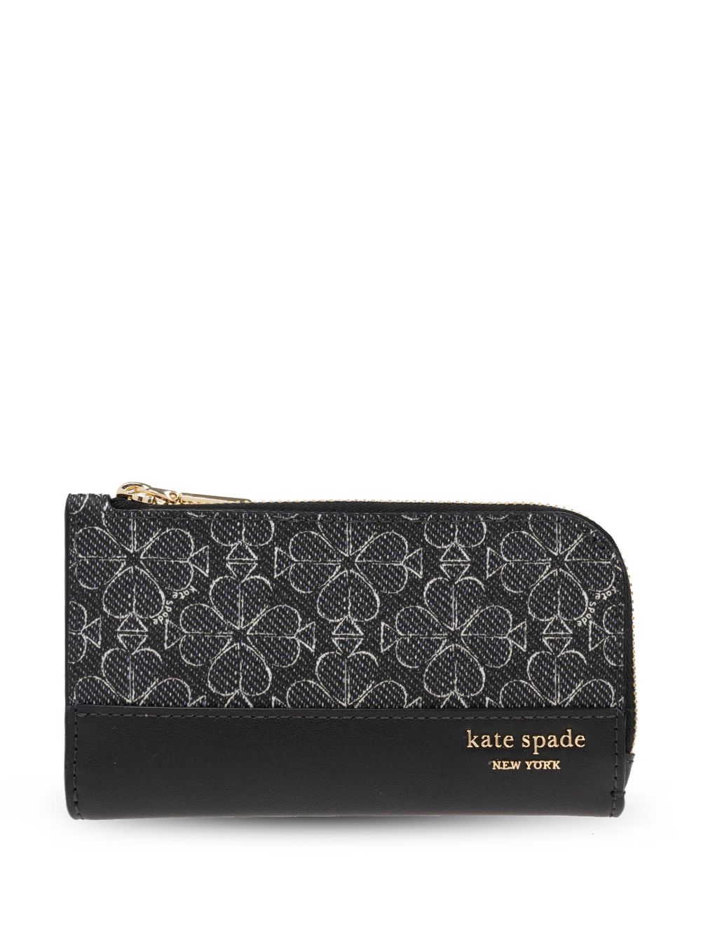 Kate Spade 皮质对折钱包 - 黑色