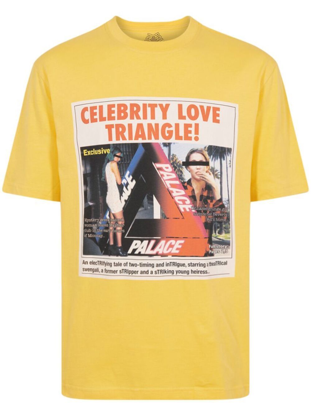 Palace Love Triangle T恤 - 黄色