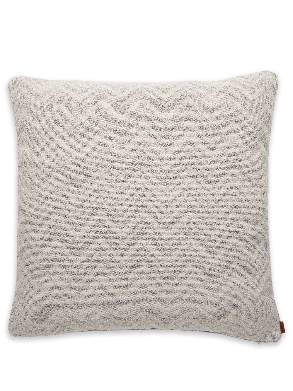 Missoni Home Columbia Z字形图案大号抱枕 - 白色