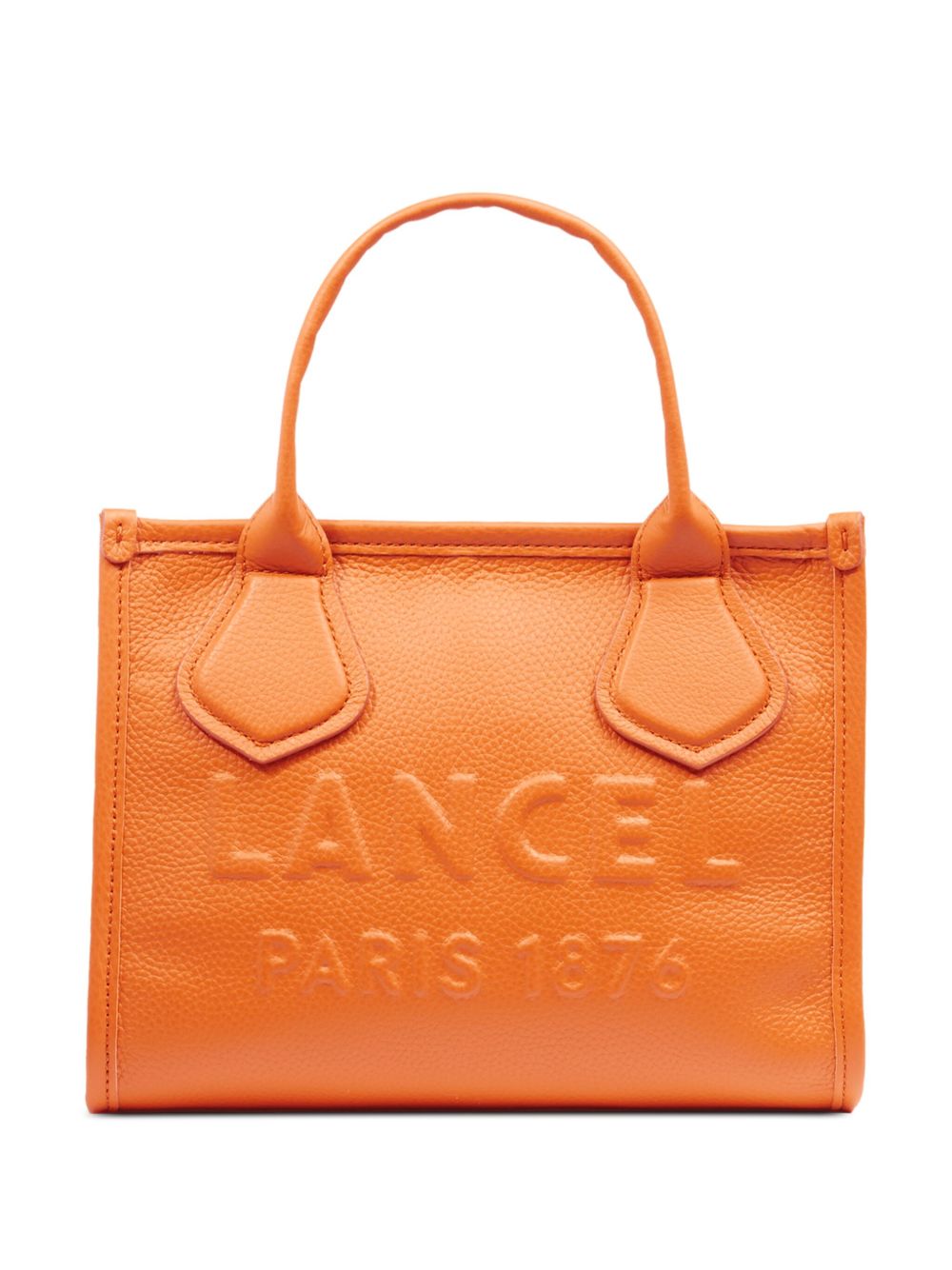 Lancel Jour de Lancel 皮质小号手提包 - 橘色
