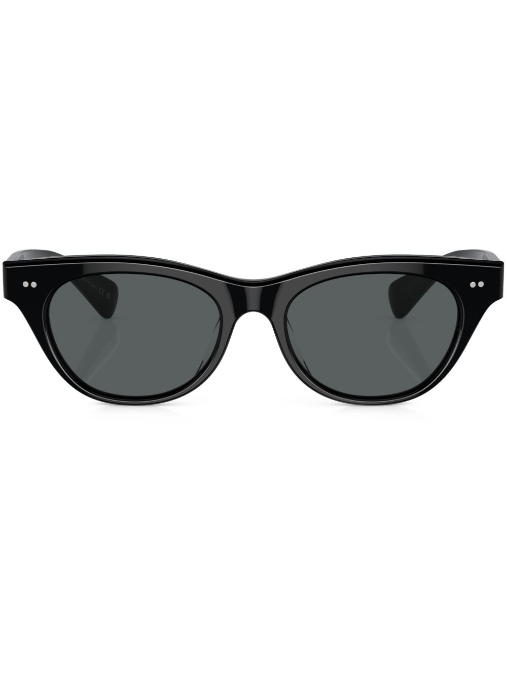 Oliver Peoples Avelin 猫眼框太阳眼镜 - 黑色