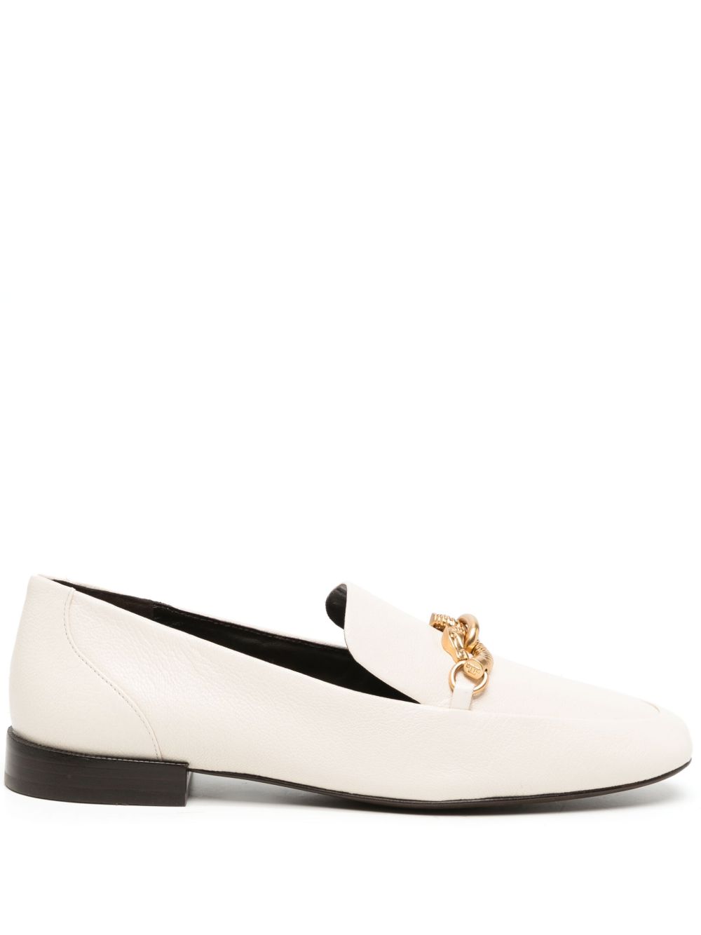 Tory Burch Jessa 皮质乐福鞋 - 中性色