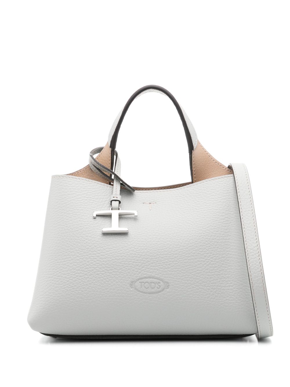Tod's 皮质迷你手提包 - 蓝色