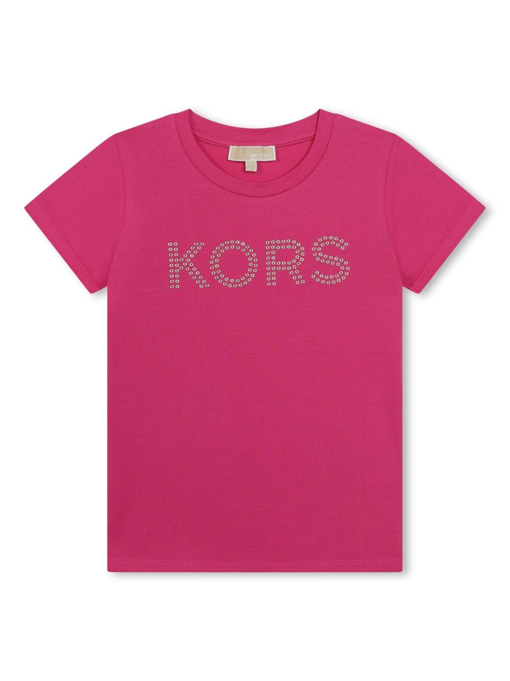Michael Kors Kids logo缀饰棉T恤 - 粉色
