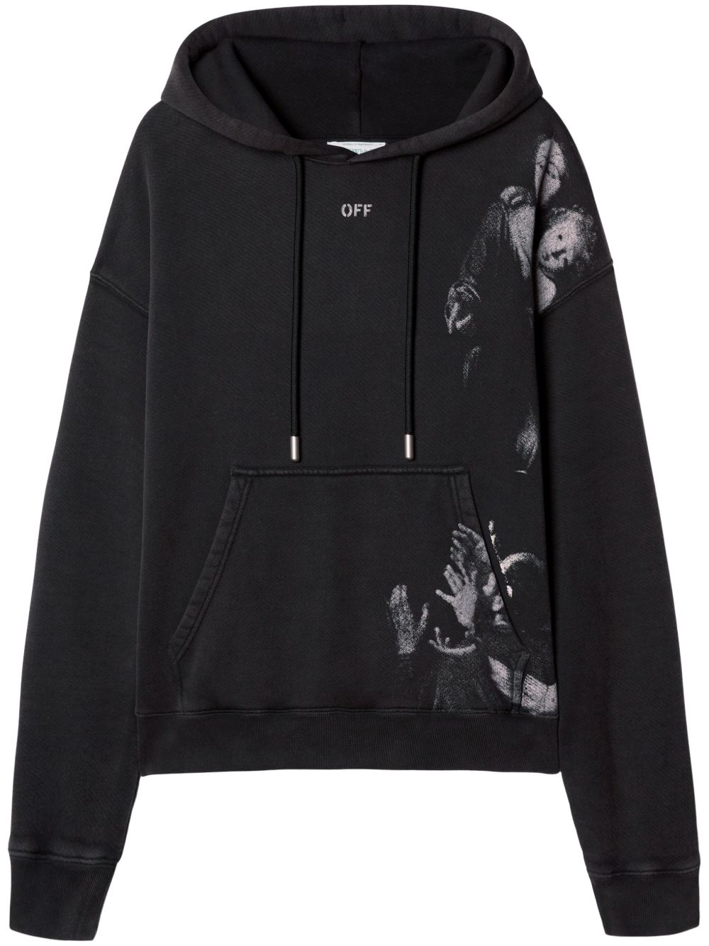 Off-White Blurred Mary 连帽衫 - 黑色