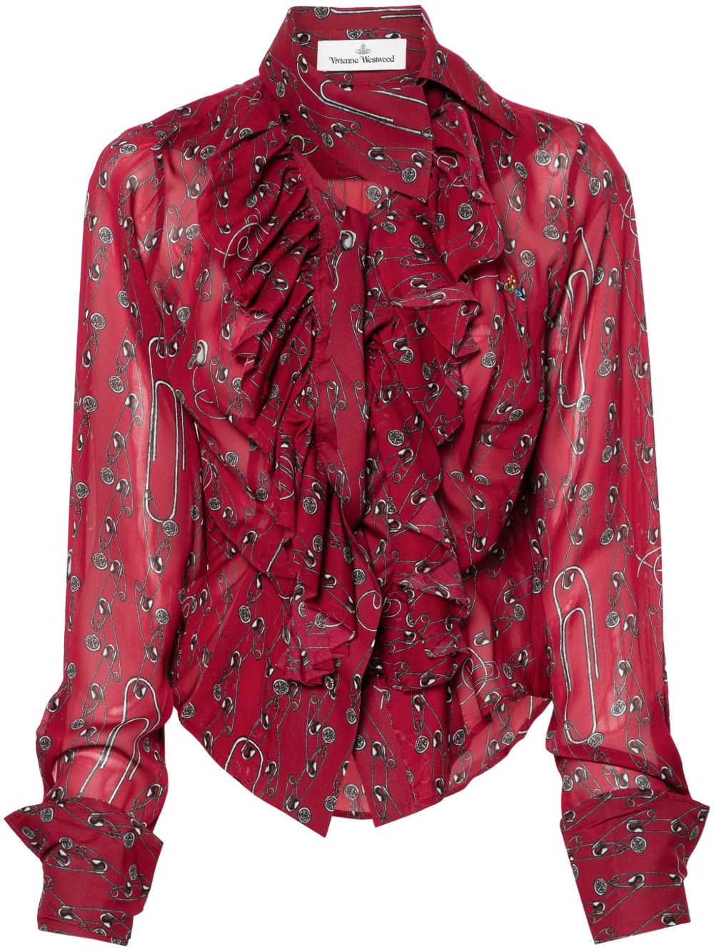 Vivienne Westwood Wizard 衬衫 - 红色