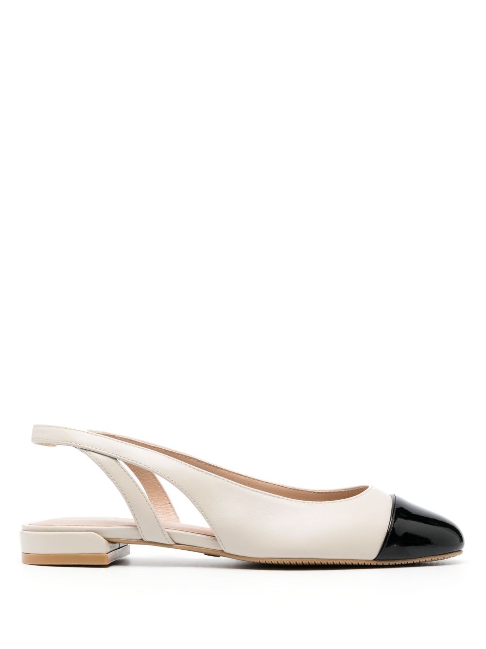 Stuart Weitzman 镂空裹踝平底鞋 - 黑色