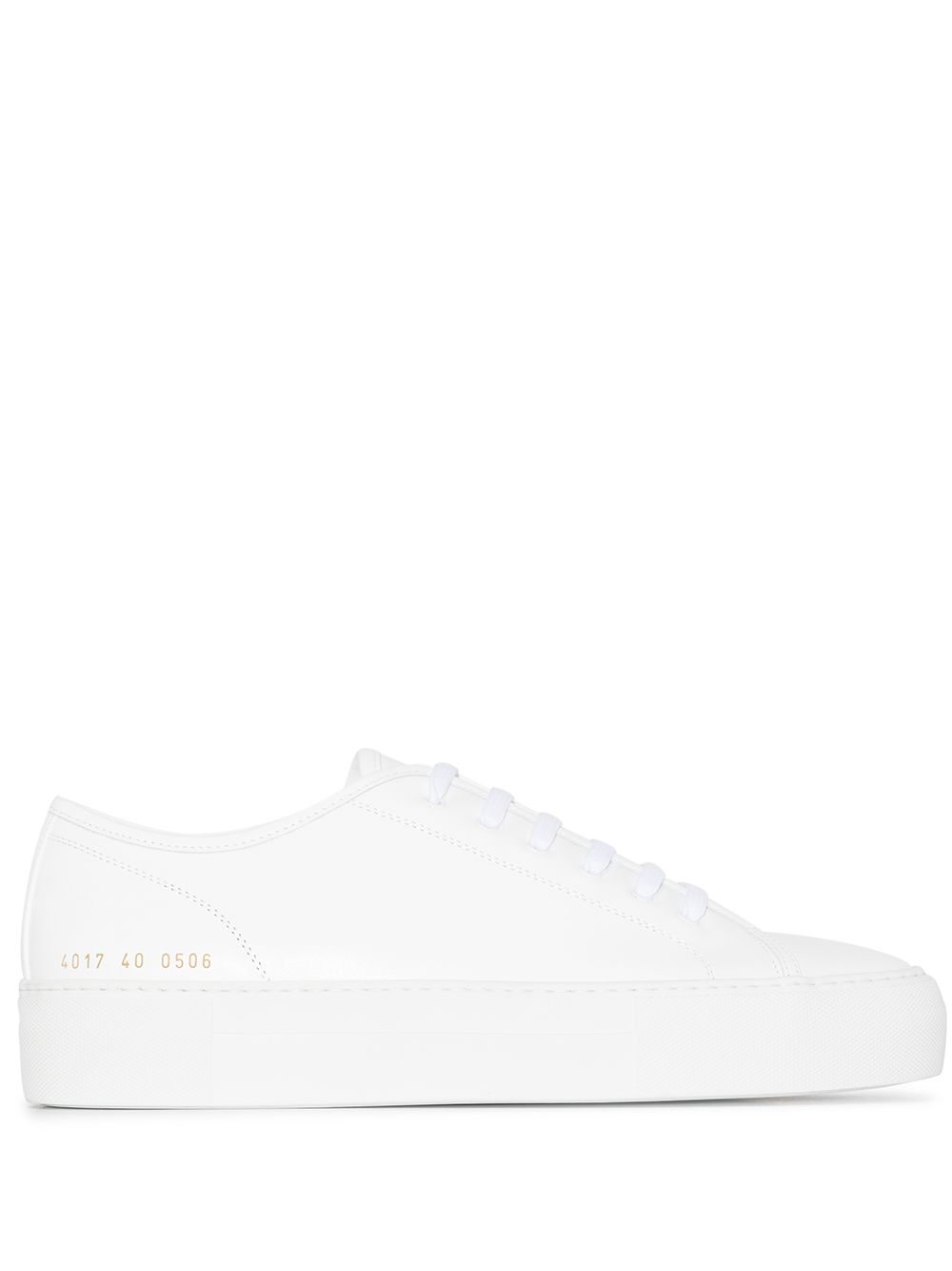 Common Projects Tournament皮革板鞋 - 白色