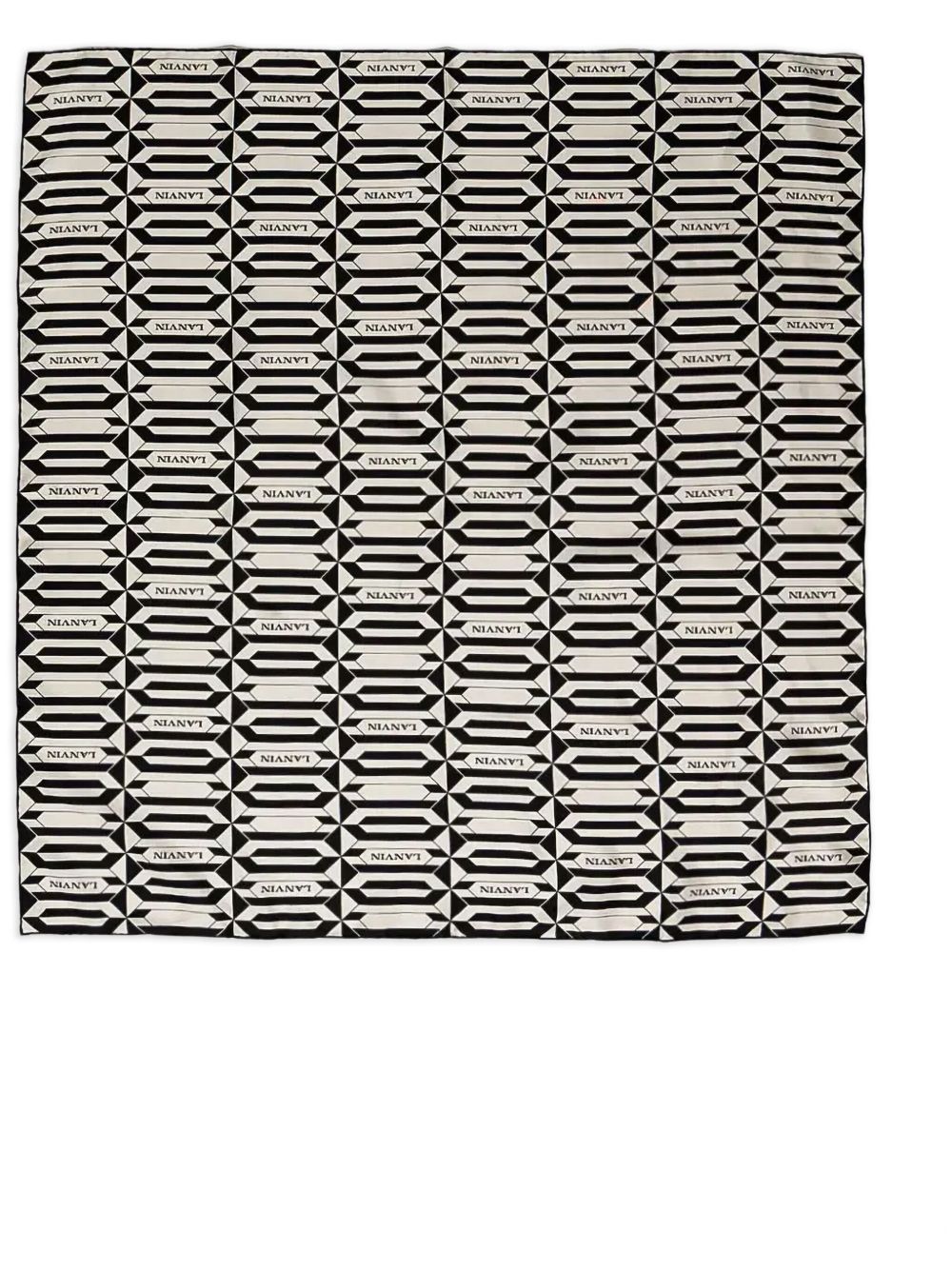 Lanvin silk scarf - 黑色