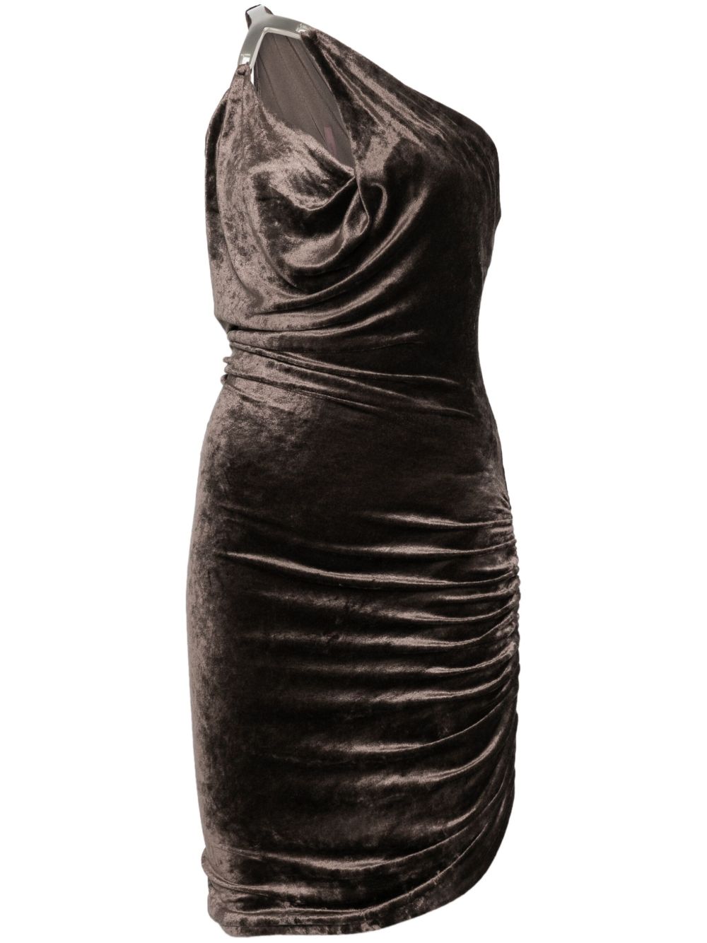 Rick Owens Lilies Hydra Aaliyah 迷你连衣裙 - 褐色