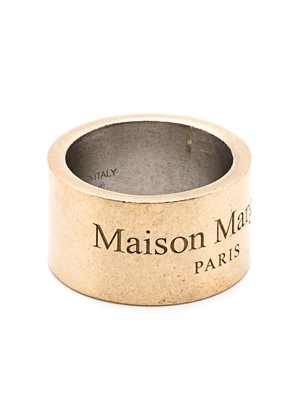 Maison Margiela logo雕刻戒指 - 银色