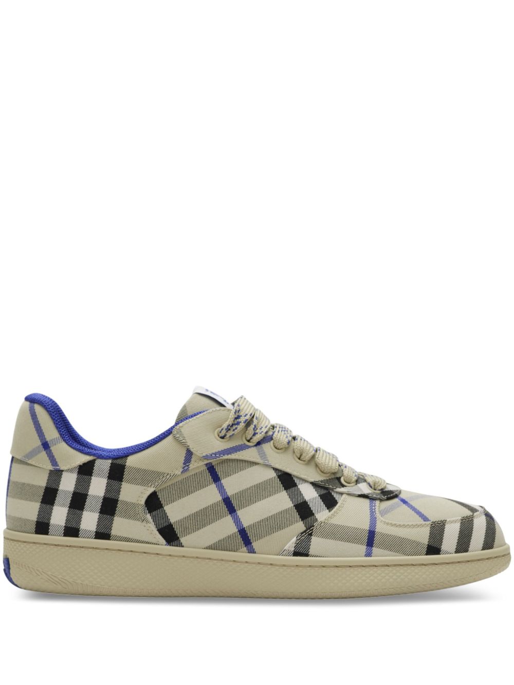 Burberry 经典格纹低帮运动鞋 - 中性色