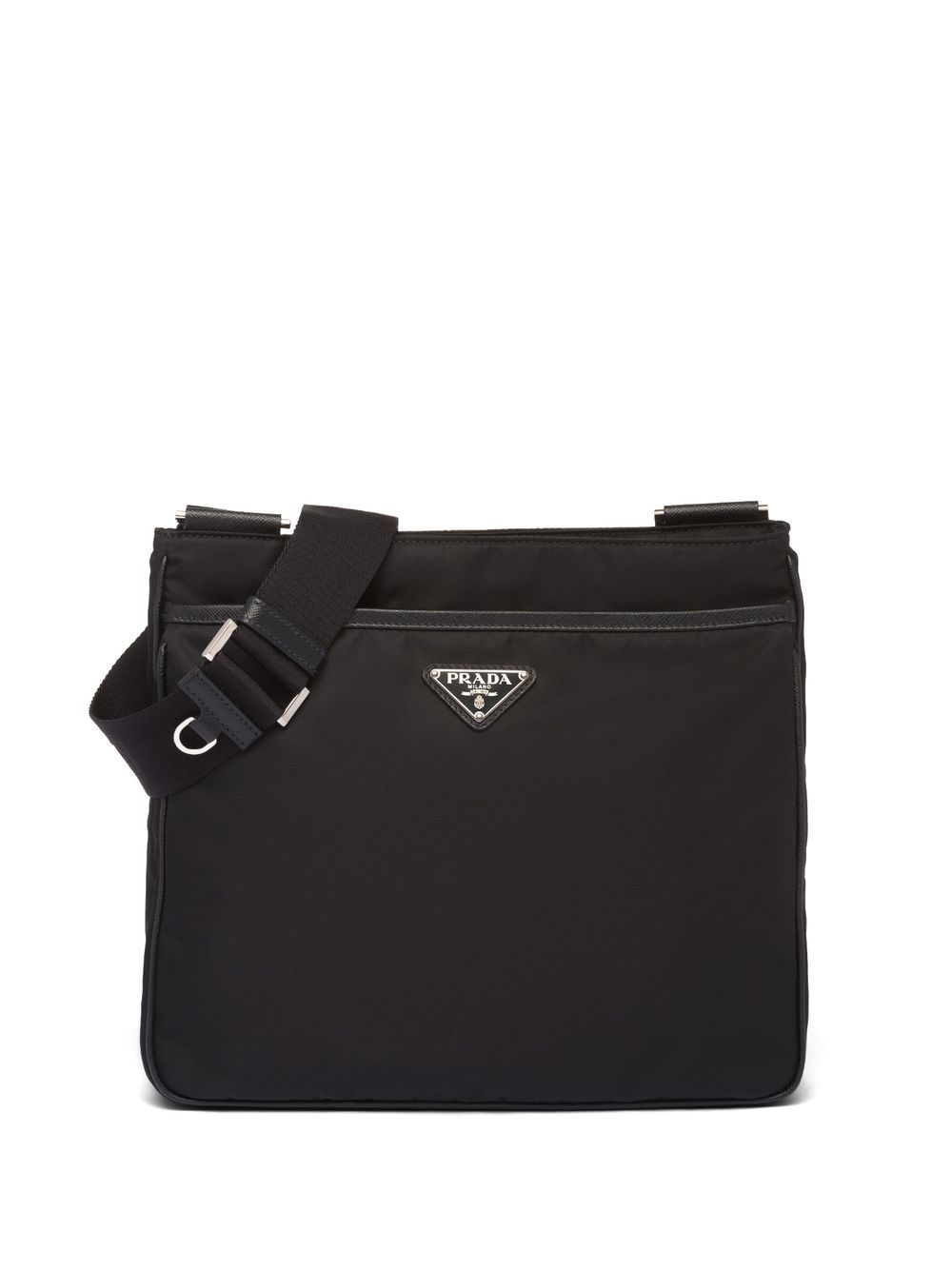 Prada Re-Nylon 邮差包 - 黑色