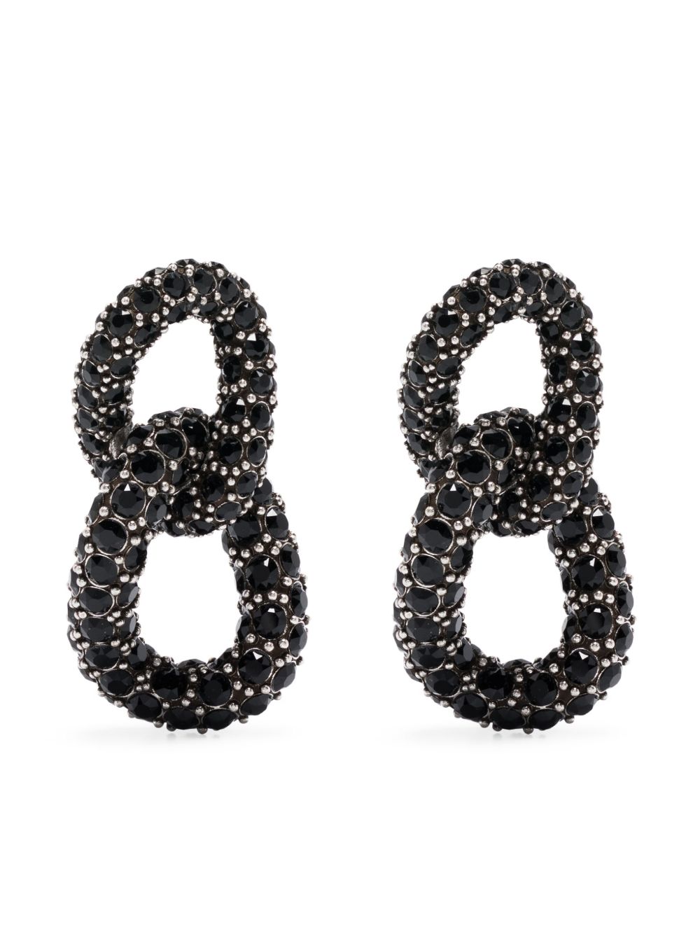 ISABEL MARANT Funky Ring 晶饰耳环 - 黑色