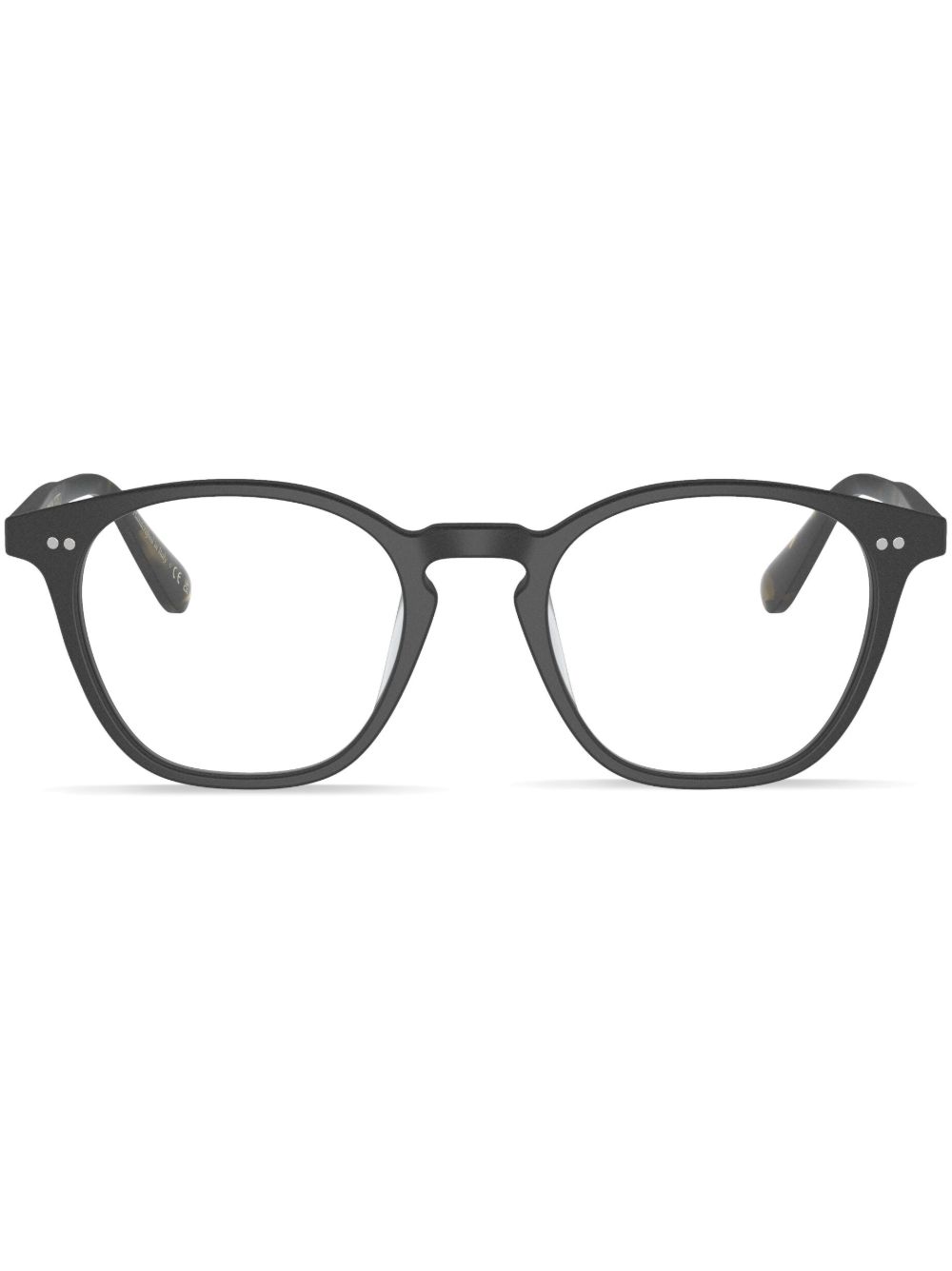 Oliver Peoples Ronne 圆框眼镜 - 黑色