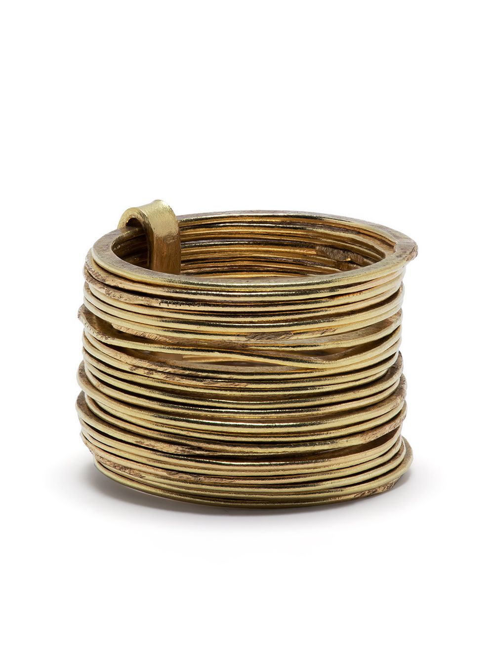 DISA ALLSOPP 18K黄金 Round Stack 戒指 - 金色
