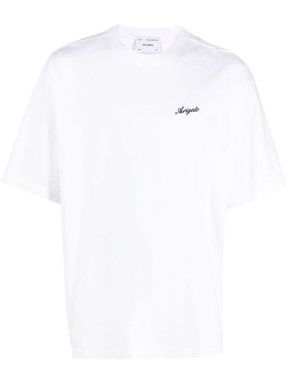 Axel Arigato logo刺绣T恤 - 白色