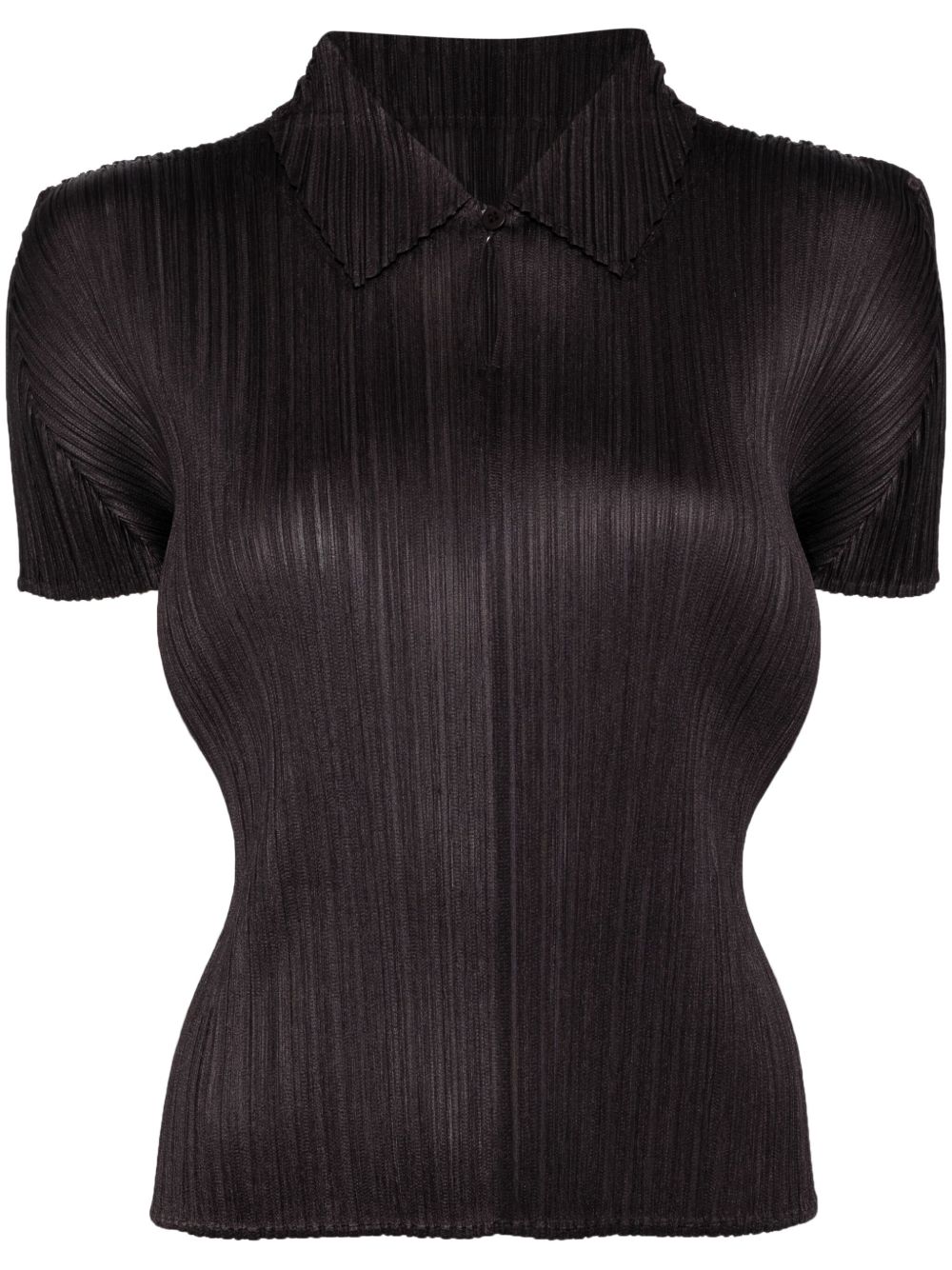 Pleats Please Issey Miyake Monthly Colors April 上衣 - 黑色